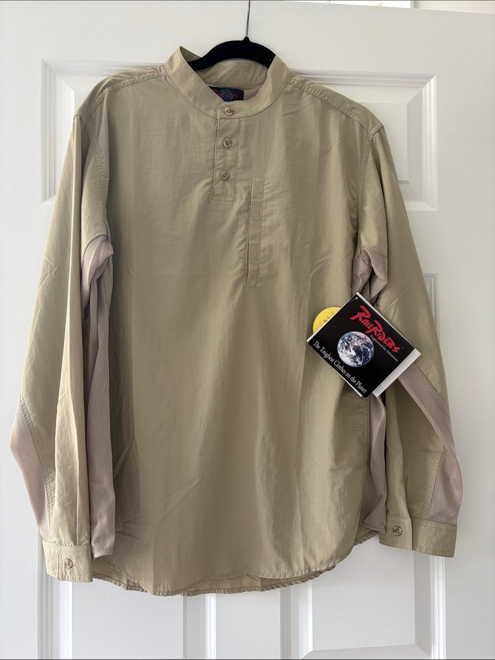 Men's Beige Breathable Hiking Adventure  SPF 30 Casual Shirt